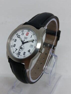 Victorinox Swiss Army Ashland 26007.CB Women's 30mm S/Steel Field Watch NEW BATT